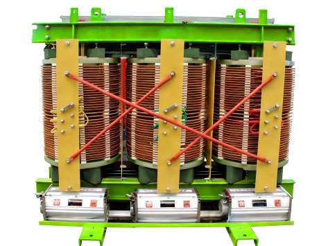 10kV non encapsulated winding silicon steel laminated iron core dry-type distribution transformer